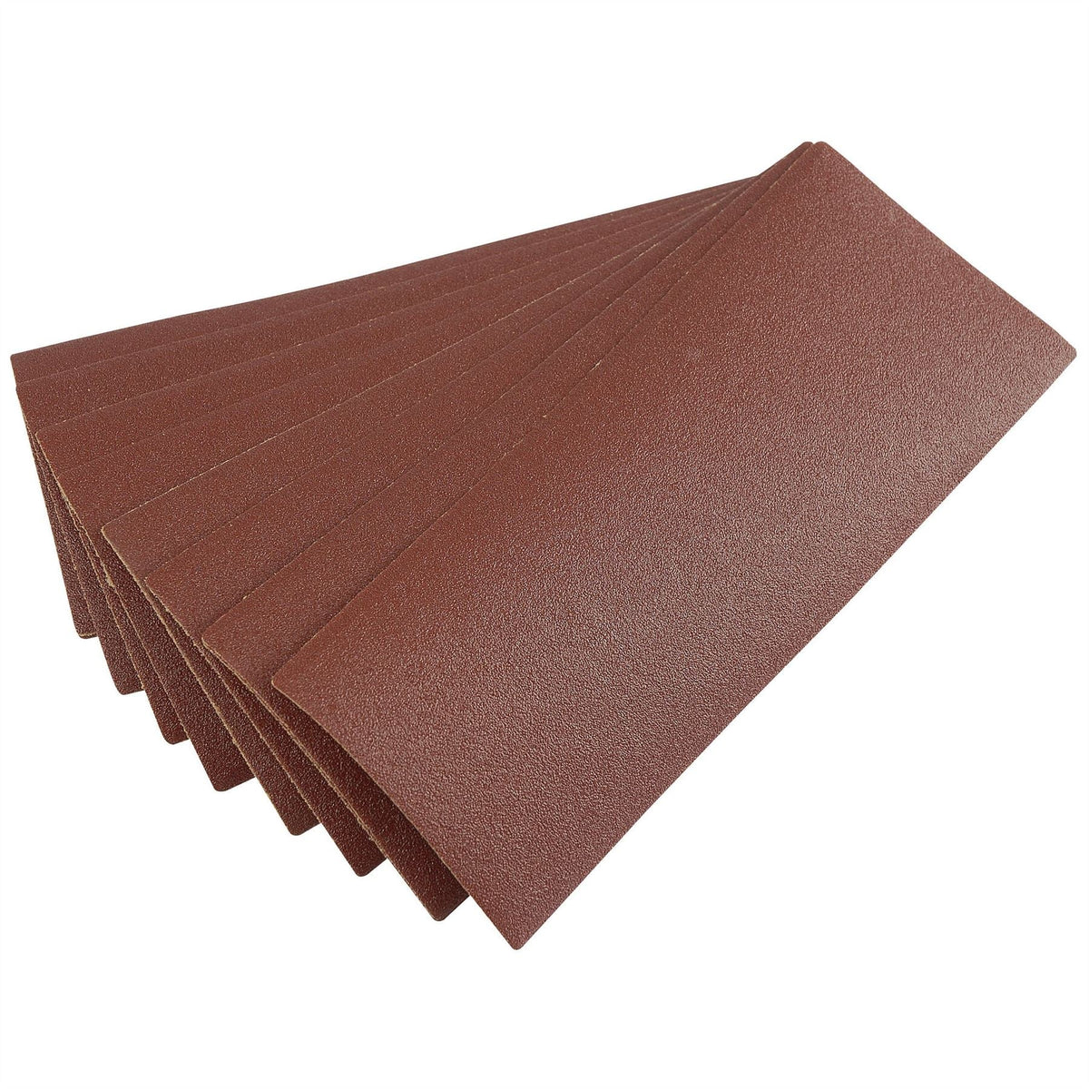 Draper Aluminium Oxide Sanding Sheets 232 x 92mm 100 Grit (Pack of 10) 59466 White Rose Tools