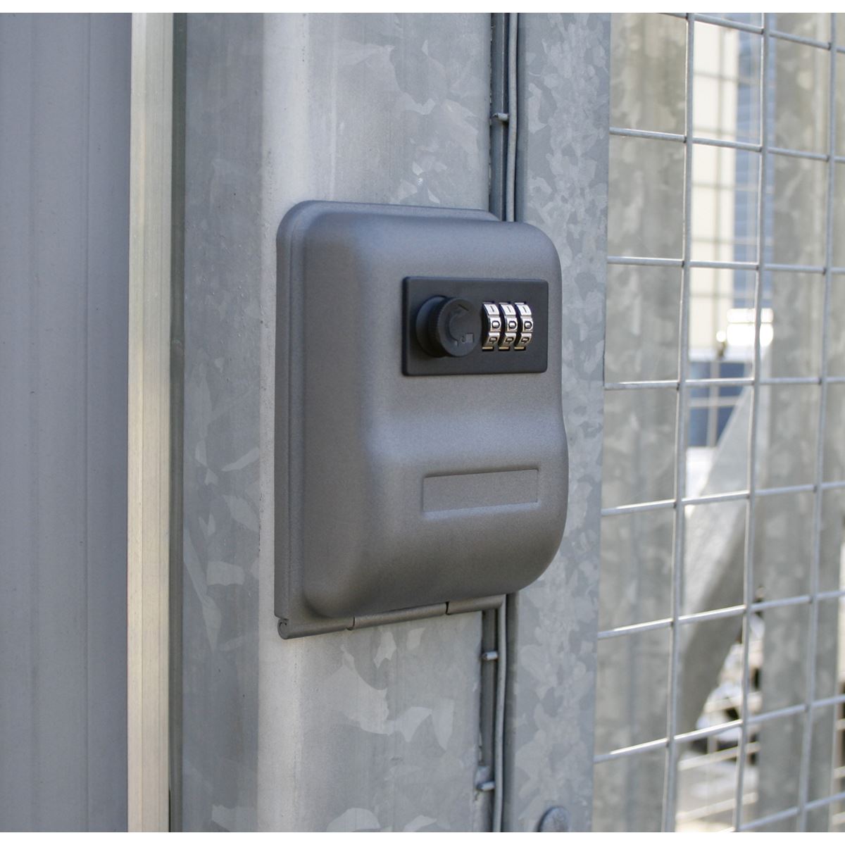 Sealey 3 Digit Combination Key Lock Box Safe Cabinet Press Security