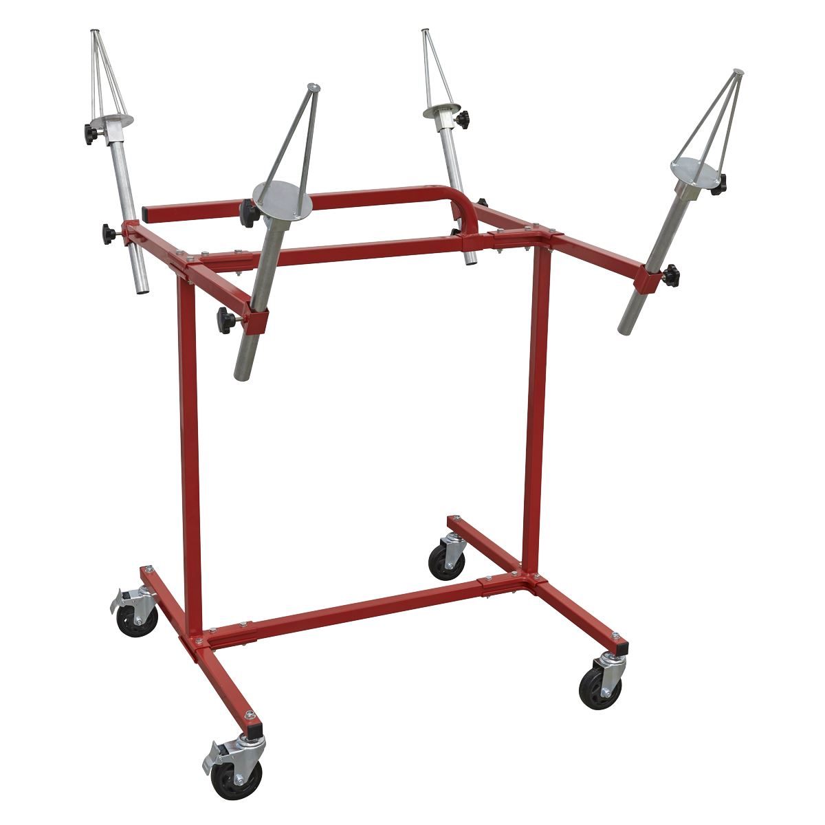 Sealey Alloy Wheel Painting/Repair Stand - 4 Wheel Capacity