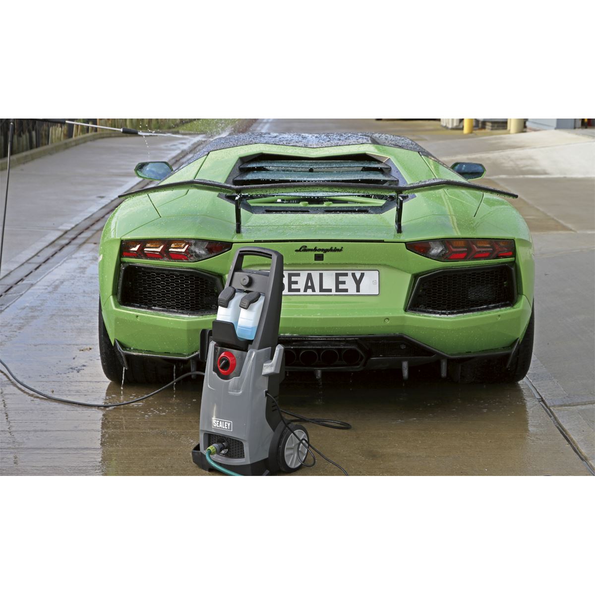 Sealey Pressure Washer 140bar with TSS & Rotablast® Nozzle 230V