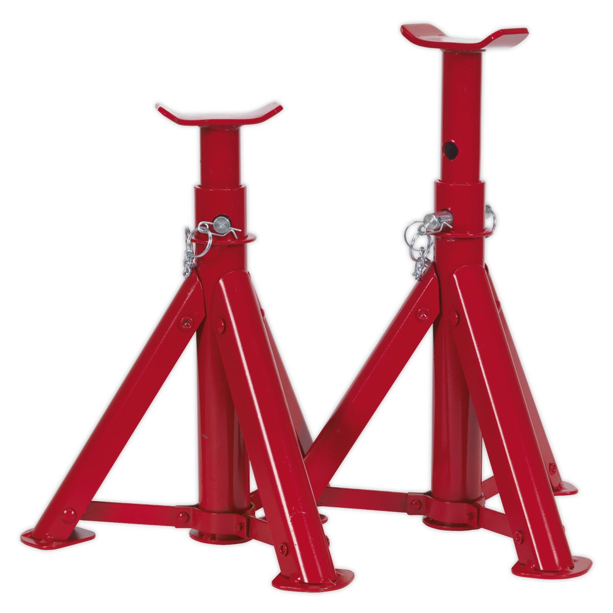 Sealey Axle Stands (Pair) 2 Tonne Capacity per Stand - Folding Type