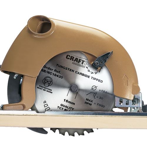 Trend Craft Pro 165mm Diameter 20mm Bore 24 Tooth Combination Cut Thin Kerf Saw Blade For Cordless Circular Saws CSB/16524T