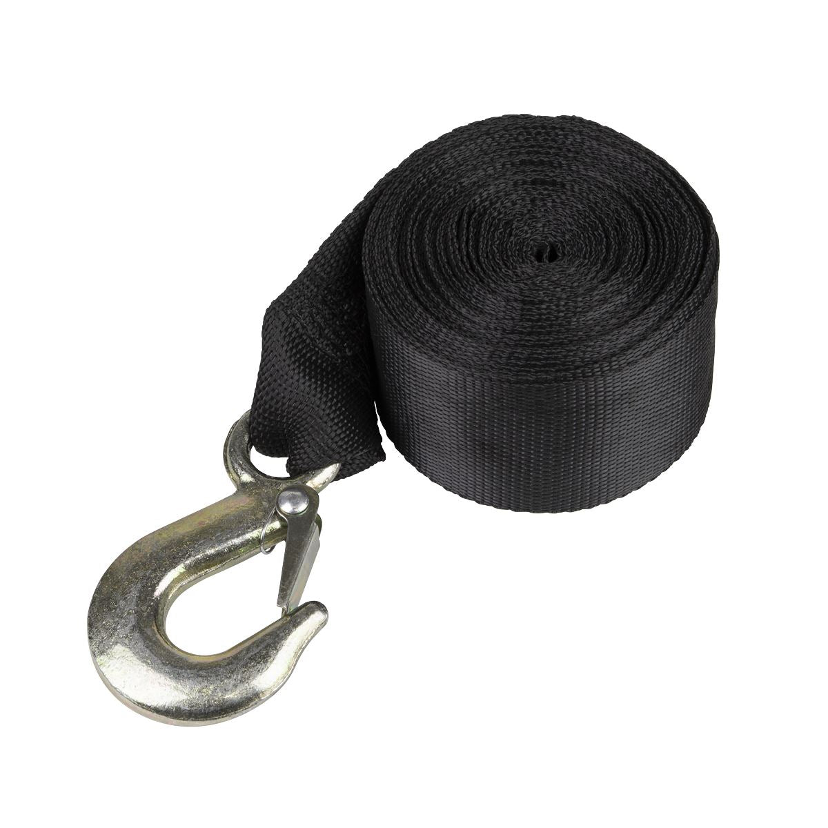 Sealey Trailer Winch Strap 50mm x 10m 1350kg Breaking Strength with Forged Hook