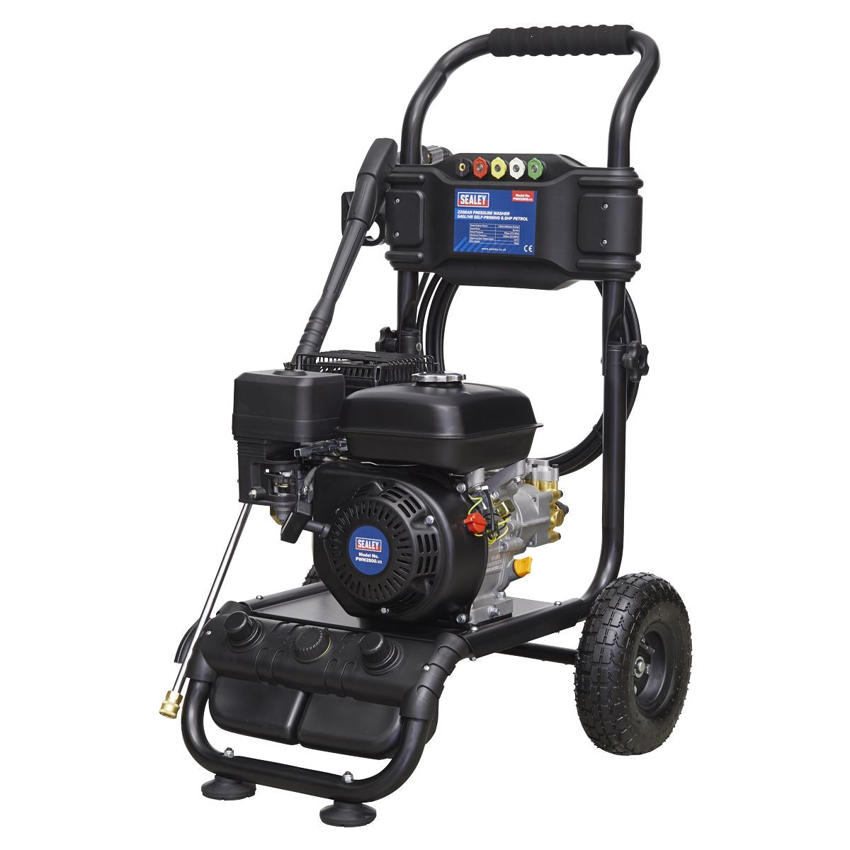 Sealey Pressure Washer 220bar 540L/hr 6.5hp Petrol