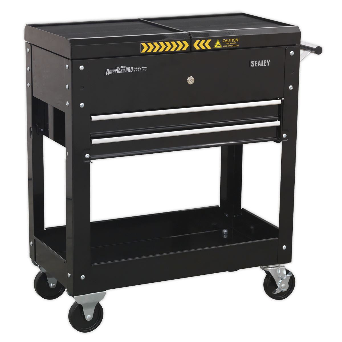 Sealey American Pro Mobile Tool & Parts Trolley - Black