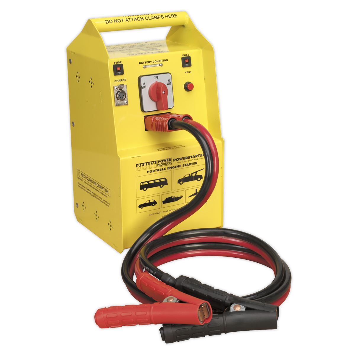 Sealey PowerStart Emergency Jump Starter 500hp Start 12/24V