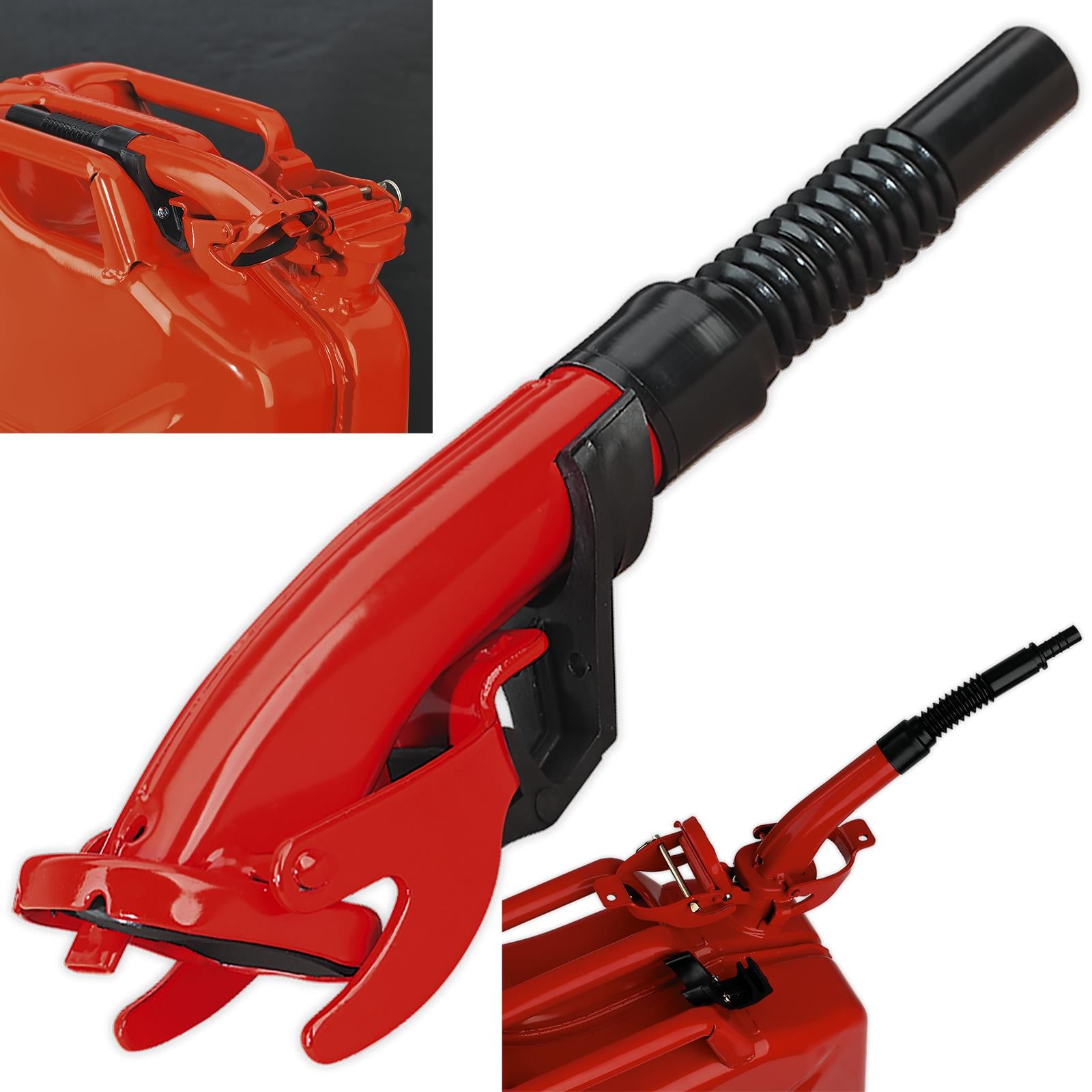Sealey Pouring Spout Red for JC5MR JC10 JC20 Jerry Can