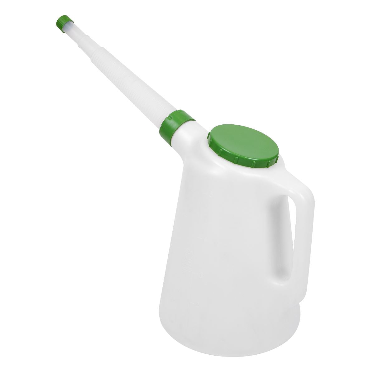 Sealey Oil Container with Green Lid & Flexible Spout 5L