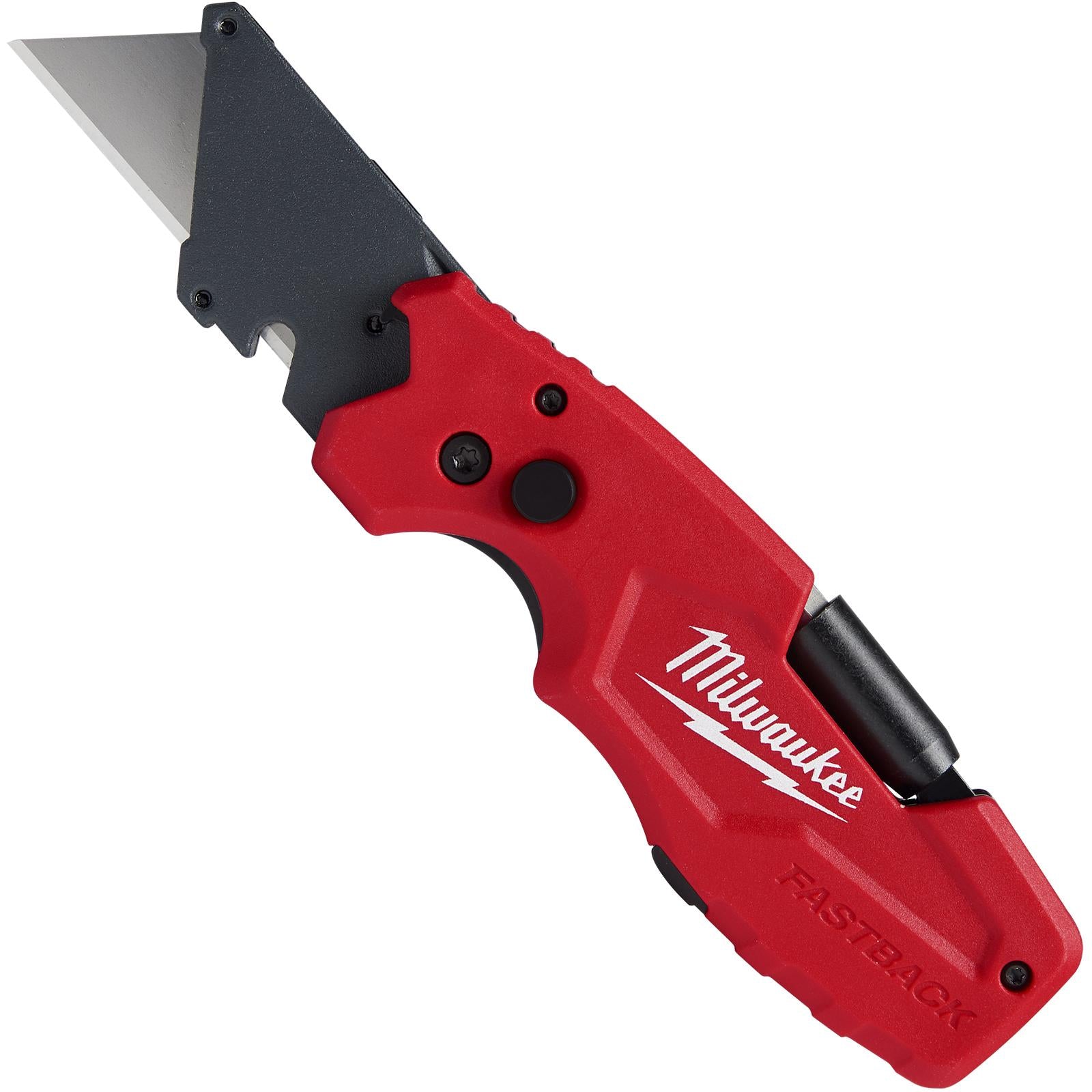 Milwaukee FASTBACK Utility Knife 6 in 1 Cutting Blade Screwdriver Bit Holder
