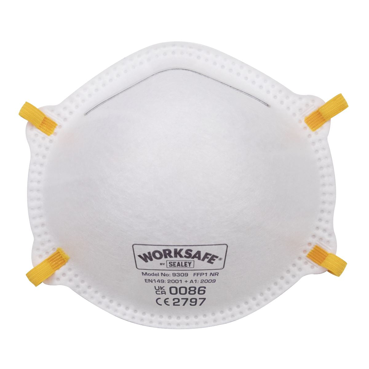 Worksafe by Sealey Cup Mask FFP1 - Pack of 3