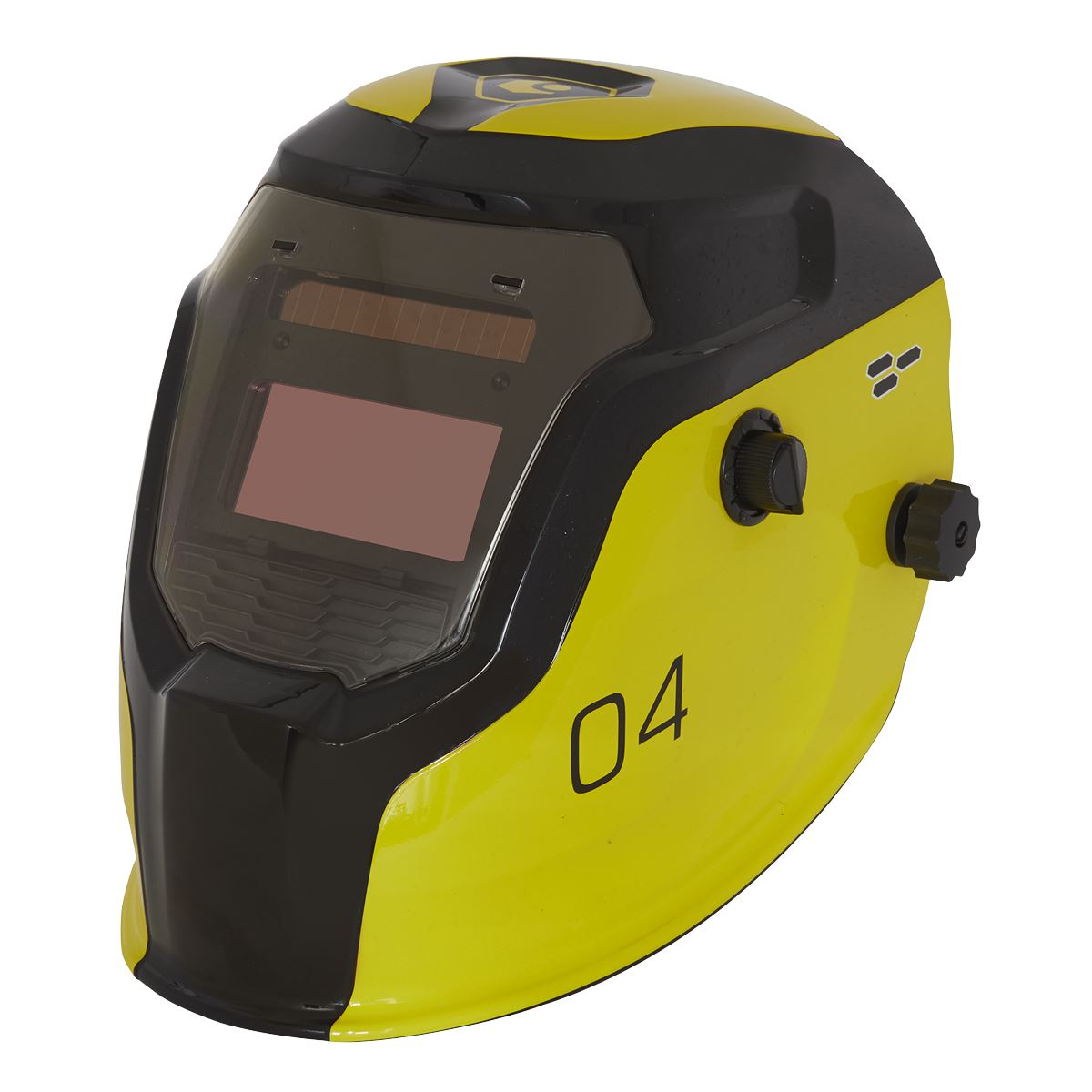 Sealey Auto Darkening Welding Helmet Shade 9-13 Yellow