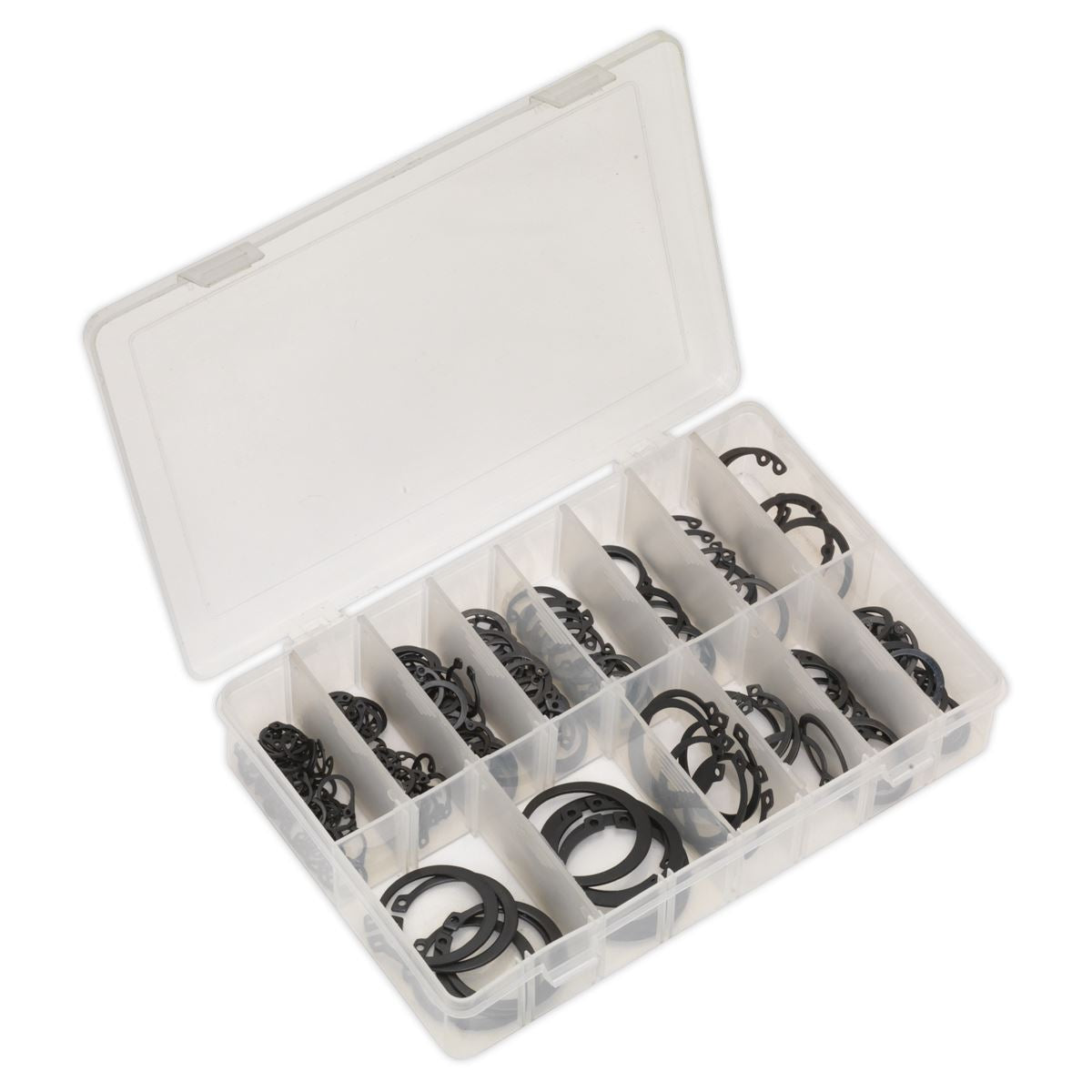 Sealey 200 Piece Internal and External Circlip Assortment Metric