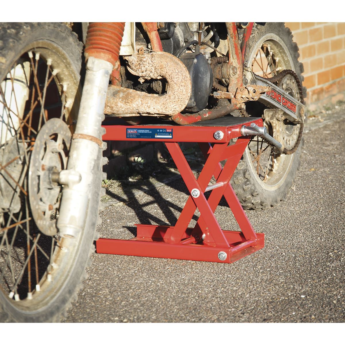 Sealey Motorcycle Scissor Stand 450kg Capacity