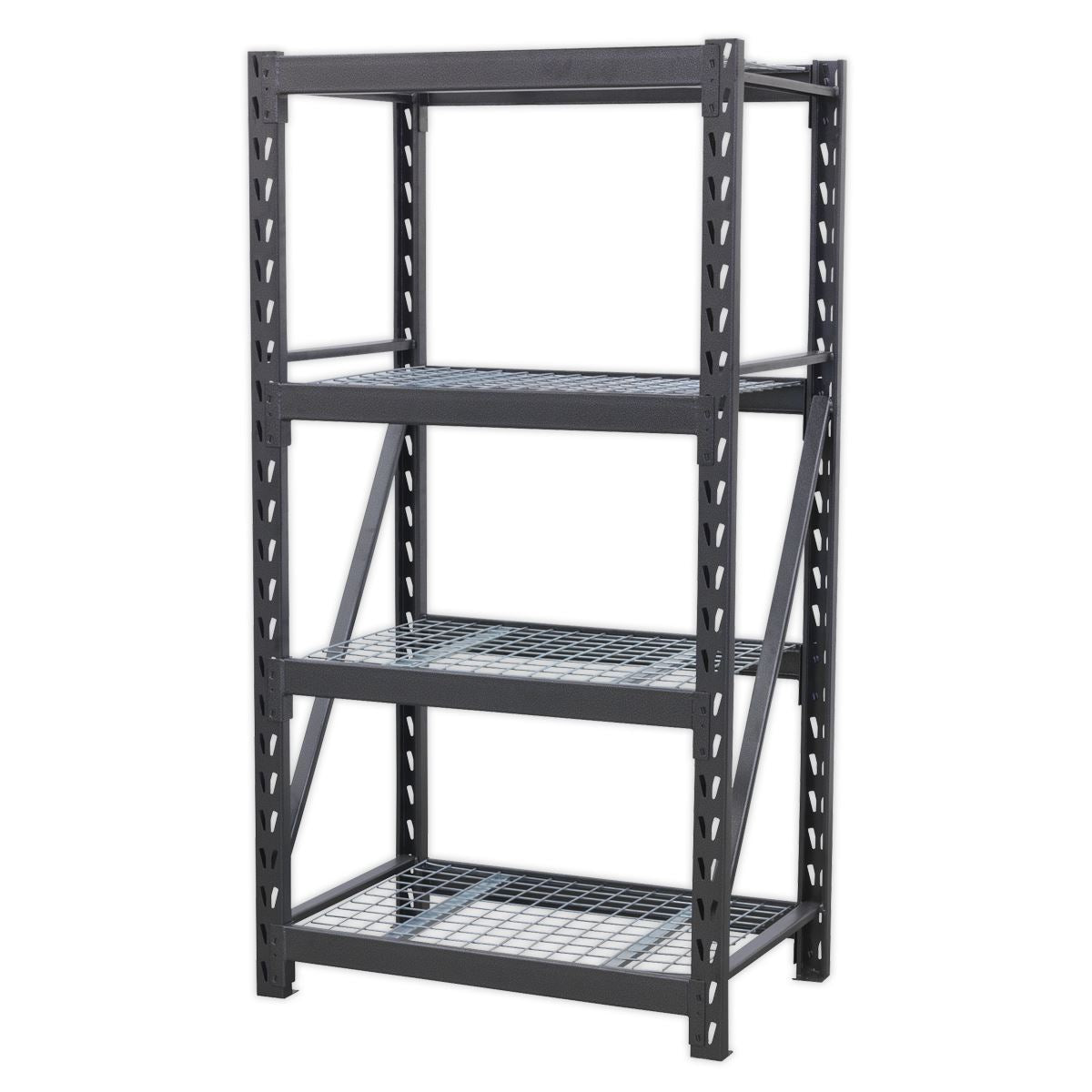 Sealey Heavy-Duty Racking Unit with 4 Mesh Shelves 640kg Capacity Per Level 978mm