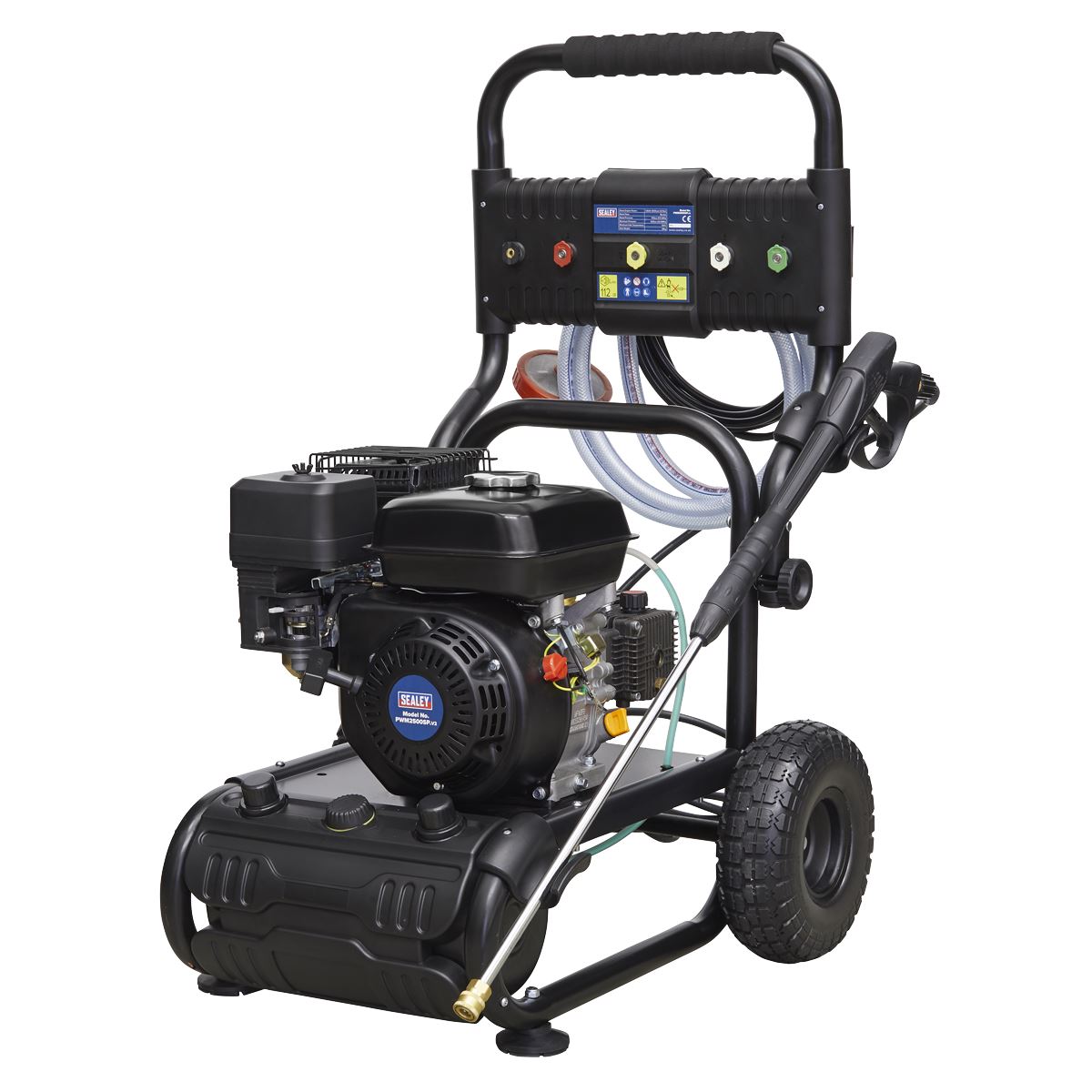 Sealey Pressure Washer 220bar 540L/hr Self-Priming 6.5hp Petrol