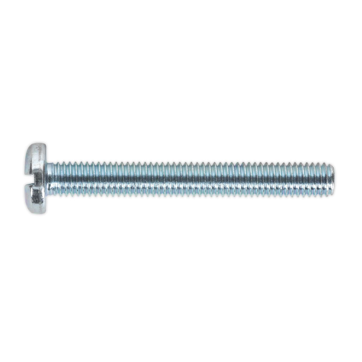 Sealey Machine Screw M5 x 50mm Pan Head Slot Zinc Pack of 50