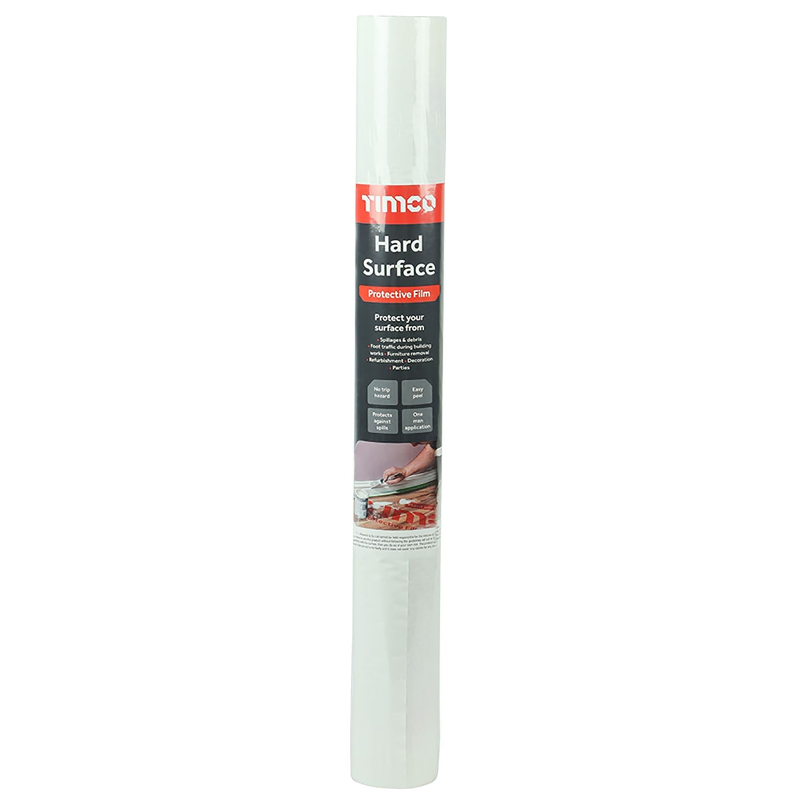 TIMCO Hard Surface Protective Film 25m x 600mm Roll