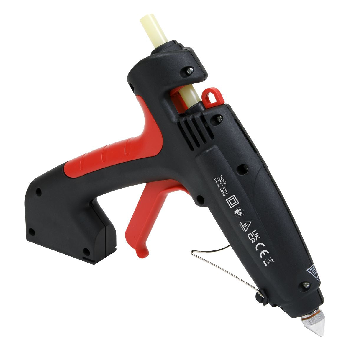 Sealey 450W Corded/Cordless Professional Glue Gun 230V Hobby Craft