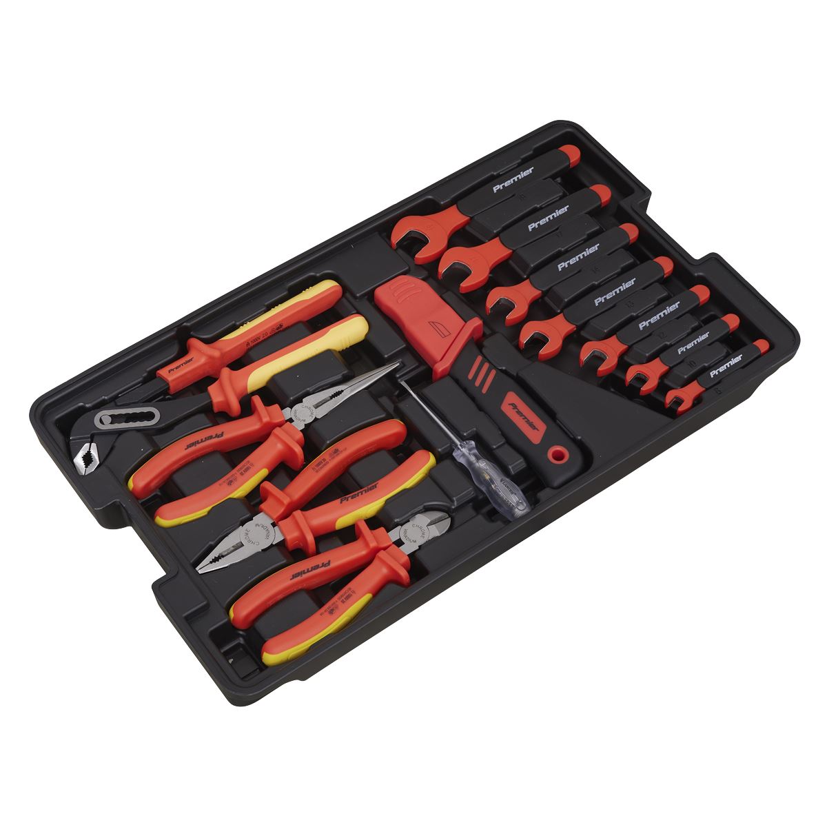 Sealey Premier 1000V Insulated Tool Kit 1/2"Sq Drive 49pc