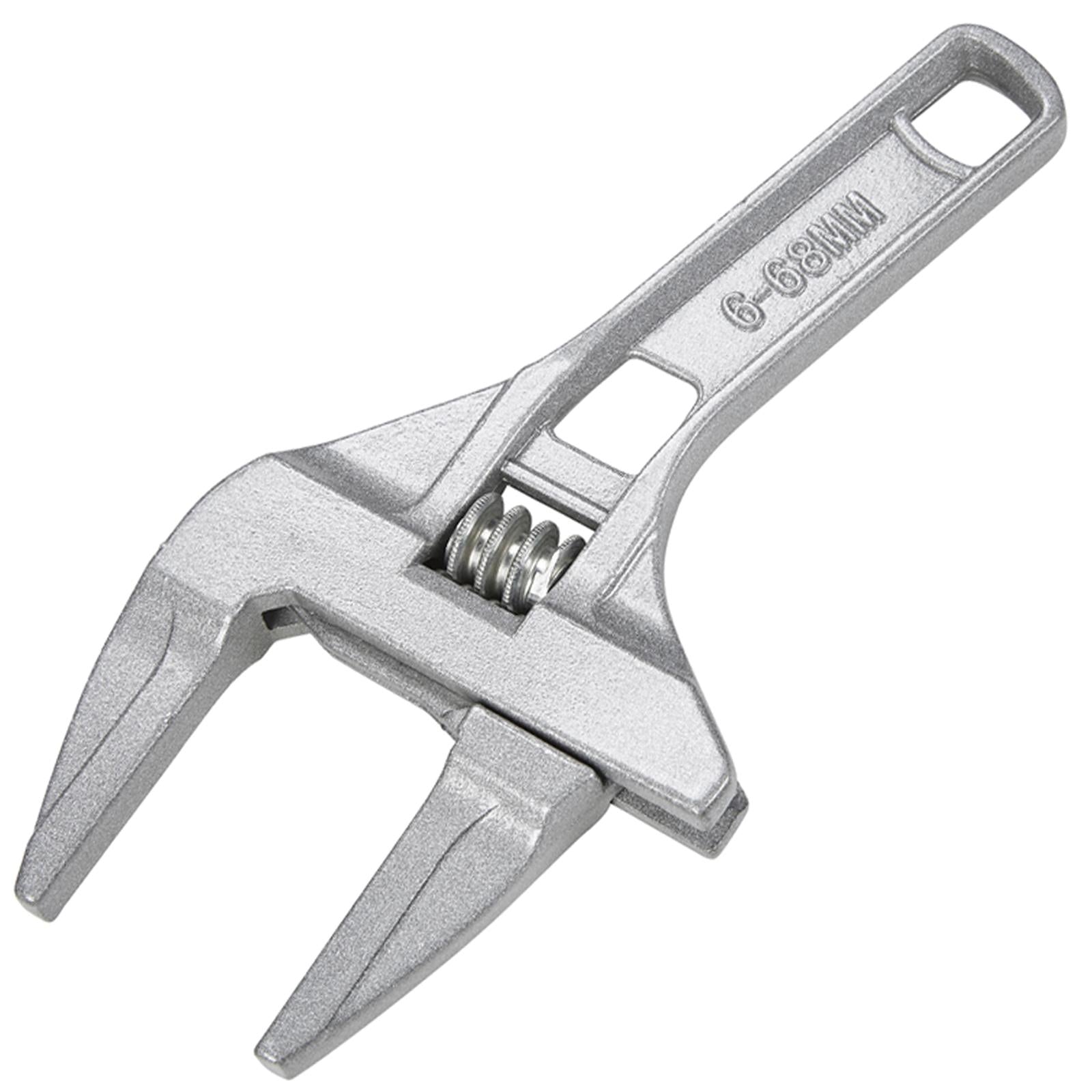 BlueSpot Adjustable Wrench Extra Wide 200mm 8in Jaw Width 68mm
