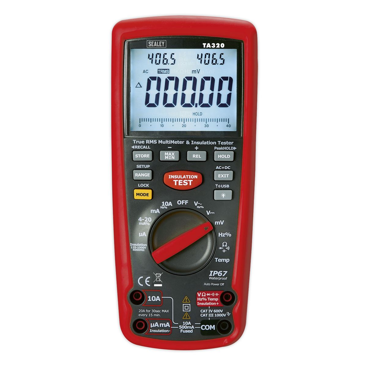 Sealey Digital Automotive Analyser/Insulation Tester - Hybrid/Electric Vehicles