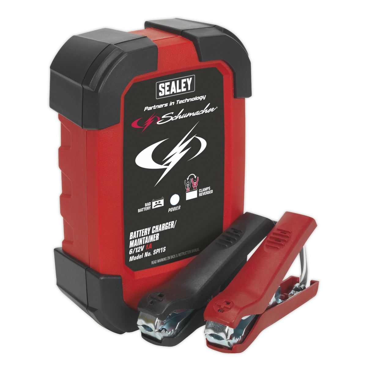 Sealey Schumacher Schumacher® Intelligent Speed Charge Battery Charger/Maintainer 1A 6/12V