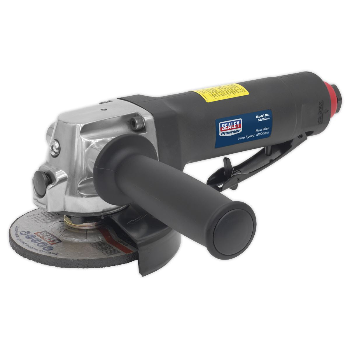 Sealey Premier Air Angle Grinder Ø100mm Composite Housing