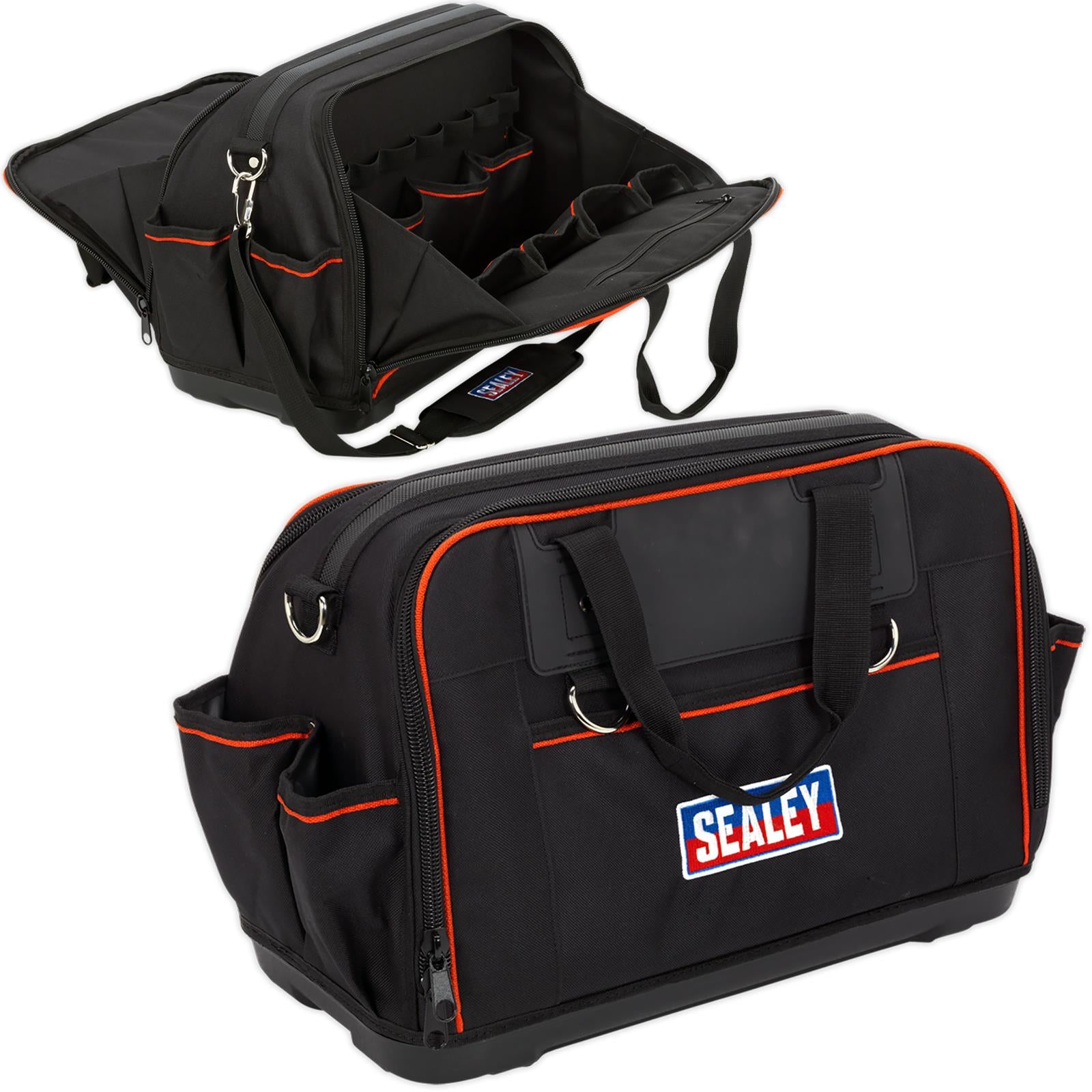 Sealey Tool Storage Bag with 24 Pockets 500mm Heavy Duty Rubber Base