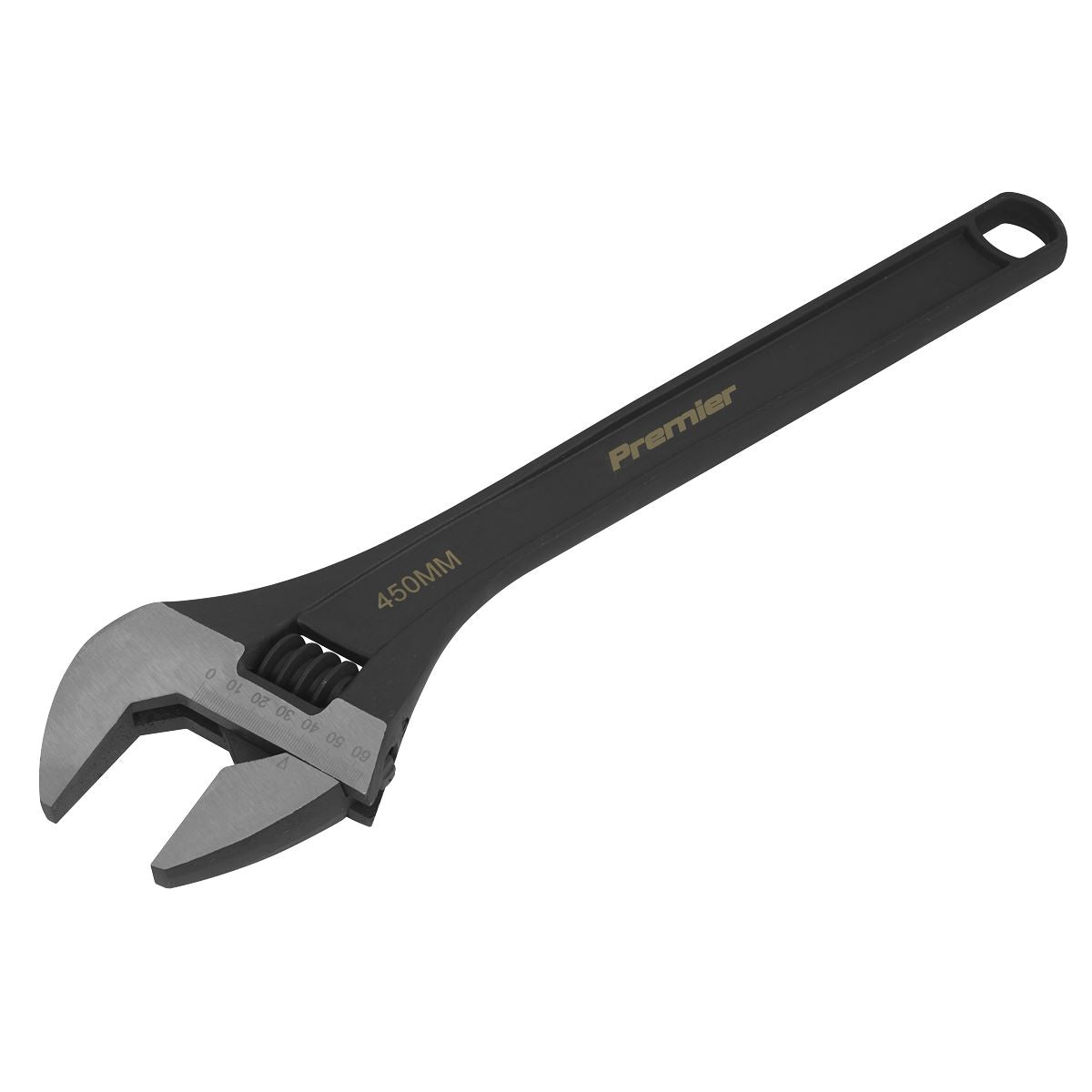 Sealey Premier Adjustable Wrench 450mm Jaw Capacity 50mm