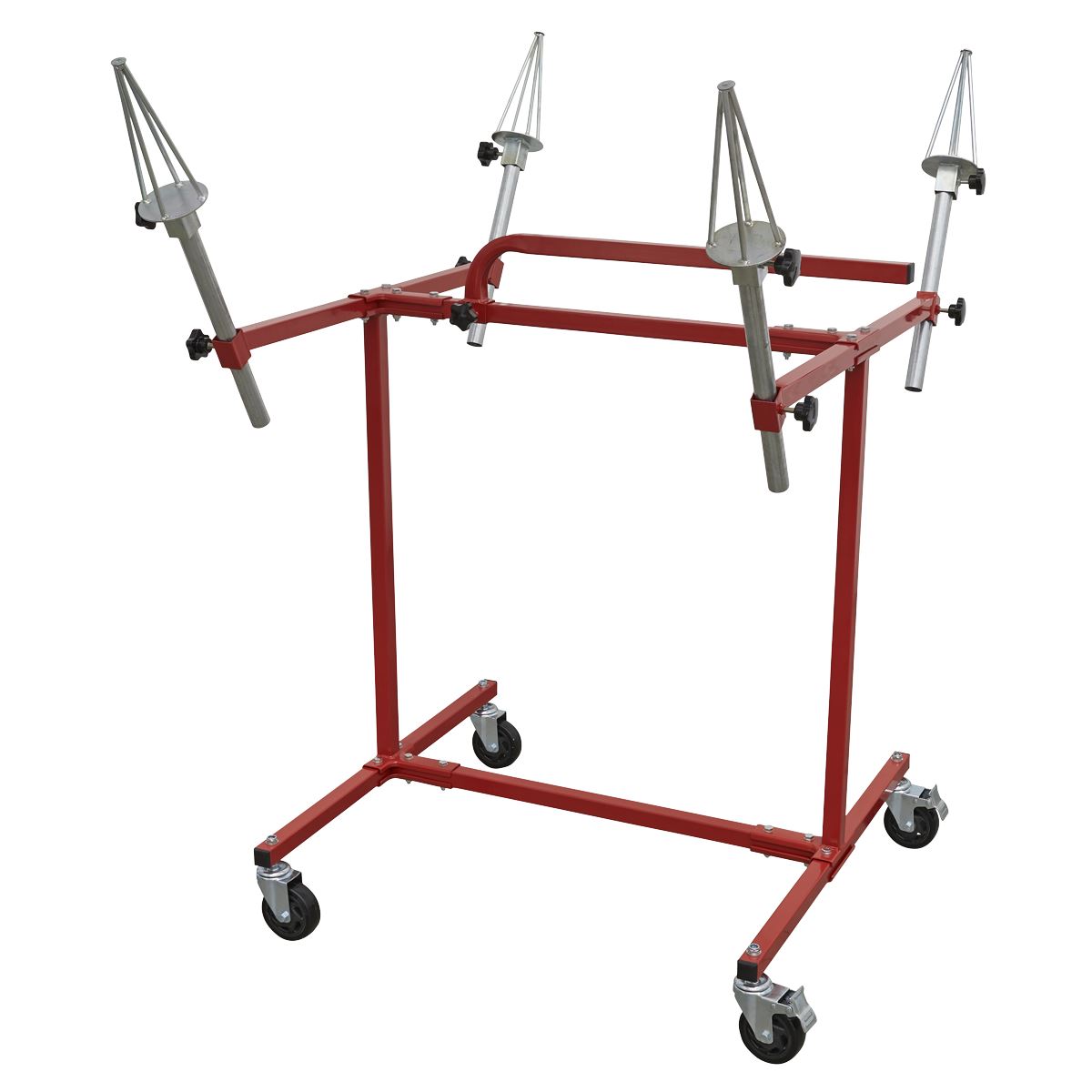 Sealey Alloy Wheel Painting/Repair Stand - 4 Wheel Capacity