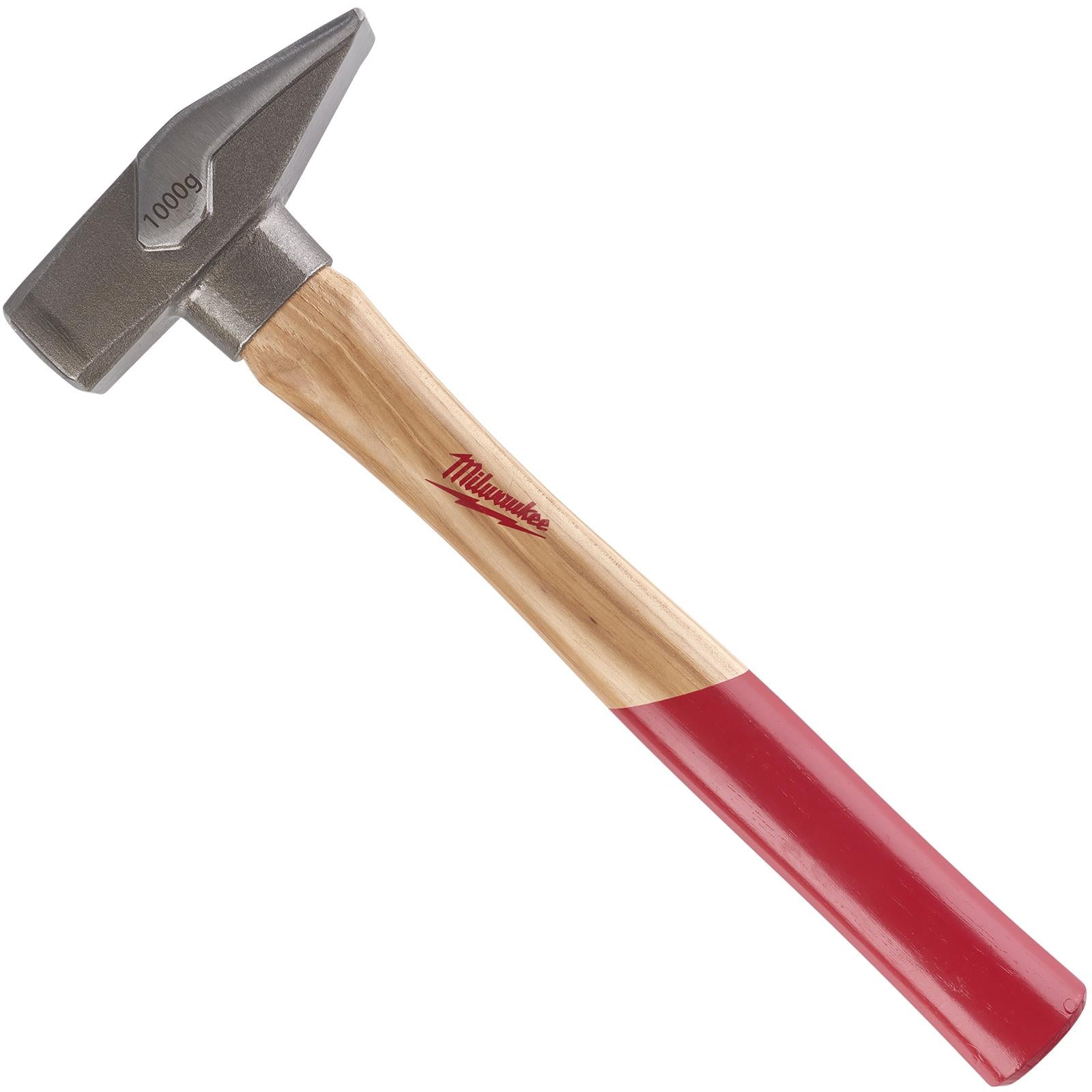 Milwaukee Engineers Hammer with Hickory Wooden Shaft 1000g