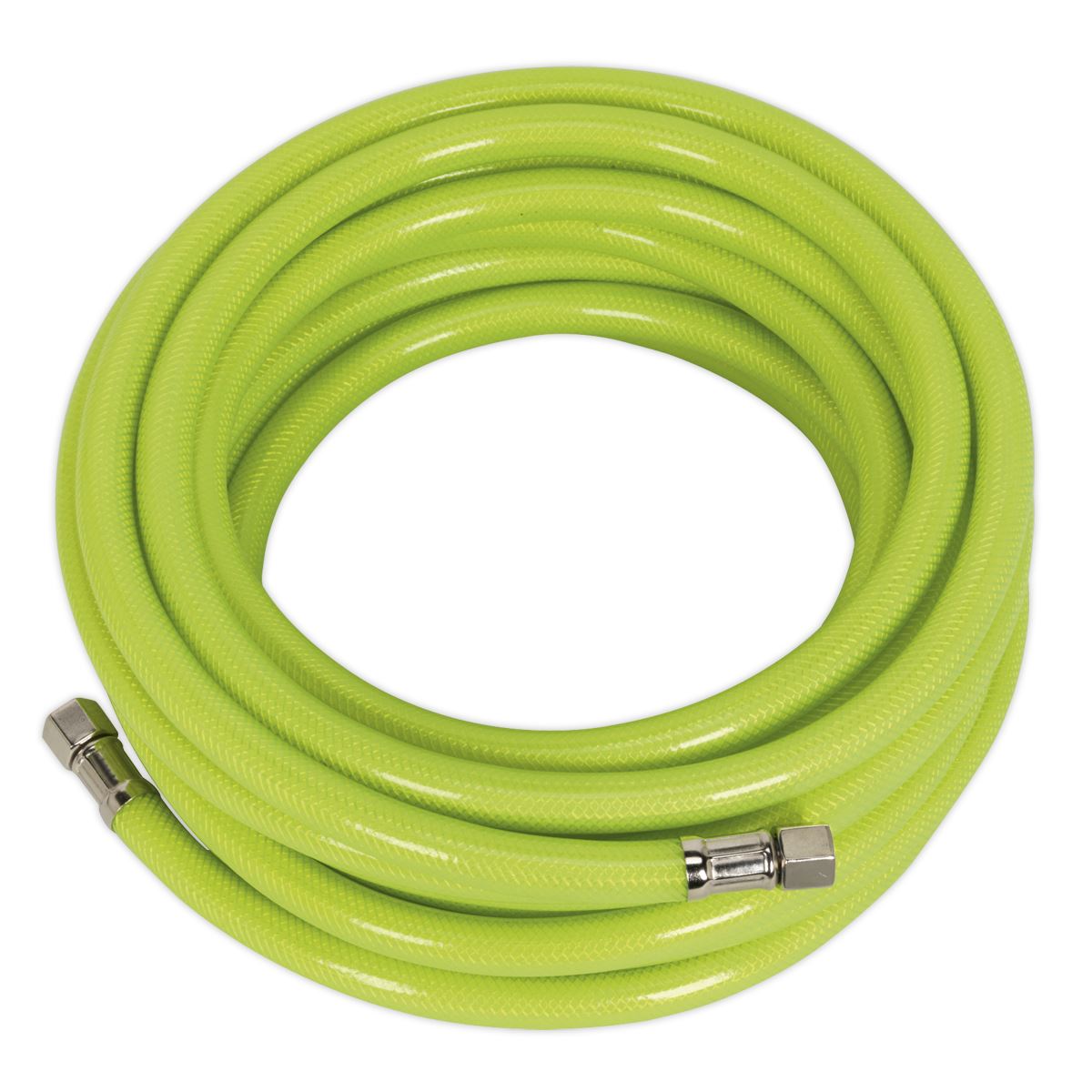 Sealey Air Hose High-Visibility 10m x Ø8mm with 1/4"BSP Unions