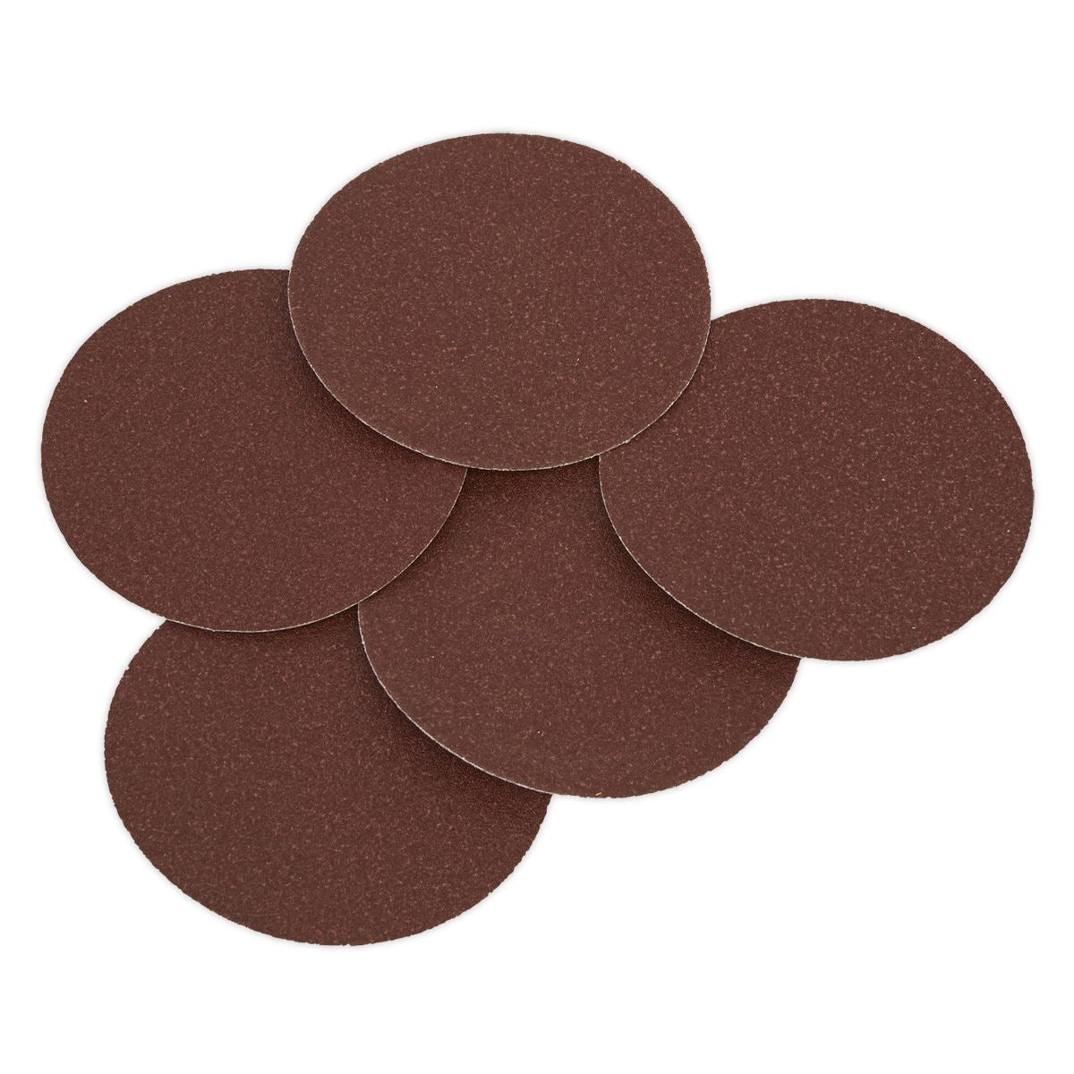 Sealey Sanding Disc Ø125mm 80Grit Adhesive Backed Pack of 5