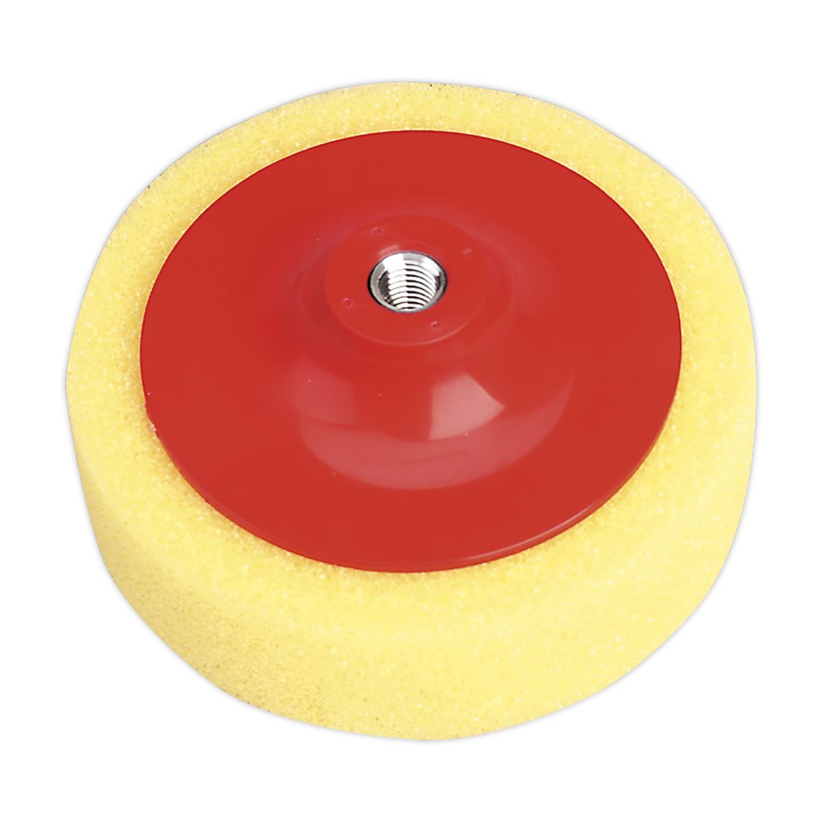 Sealey Buffing & Polishing Foam Head Ø150 x 50mm M14 x 2mm Yellow/Coarse