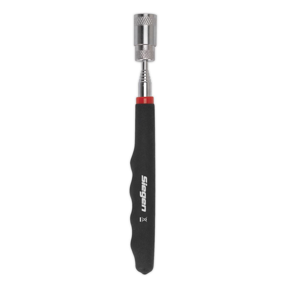 Siegen by Sealey Heavy-Duty Magnetic Pick-Up Tool with LED 3.6kg Capacity Display Box of 16