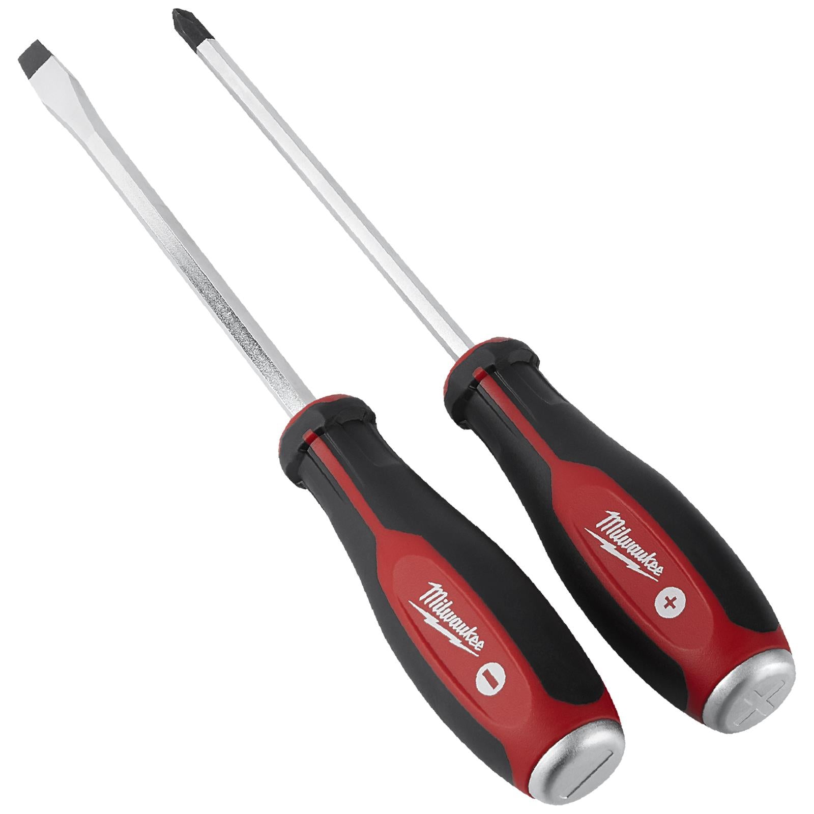 Milwaukee Demolition Screwdriver Set Tri-lobe 2 Piece Hammer Thru Striking Cap