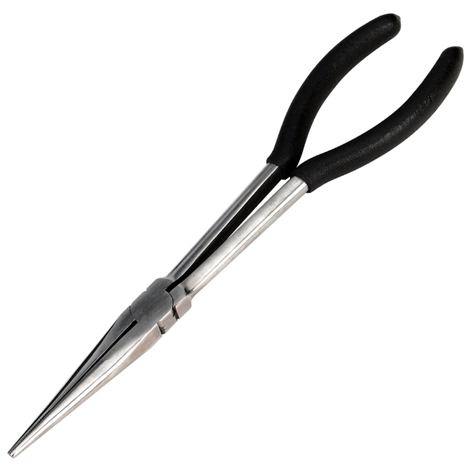 Siegen 280mm Straight Needle Nose Pliers Cushion Grip Handles Polished Finish