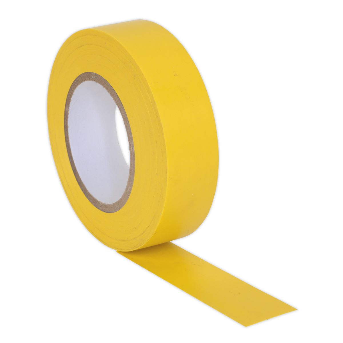 Sealey PVC Insulating Tape 19mm x 20m Yellow Pack of 10