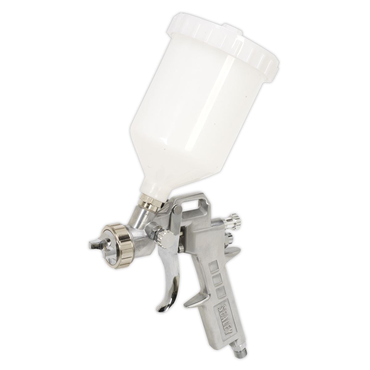 Sealey Gravity Feed Spray Gun with 1.8mm Set Up Adjustable Paint Flow