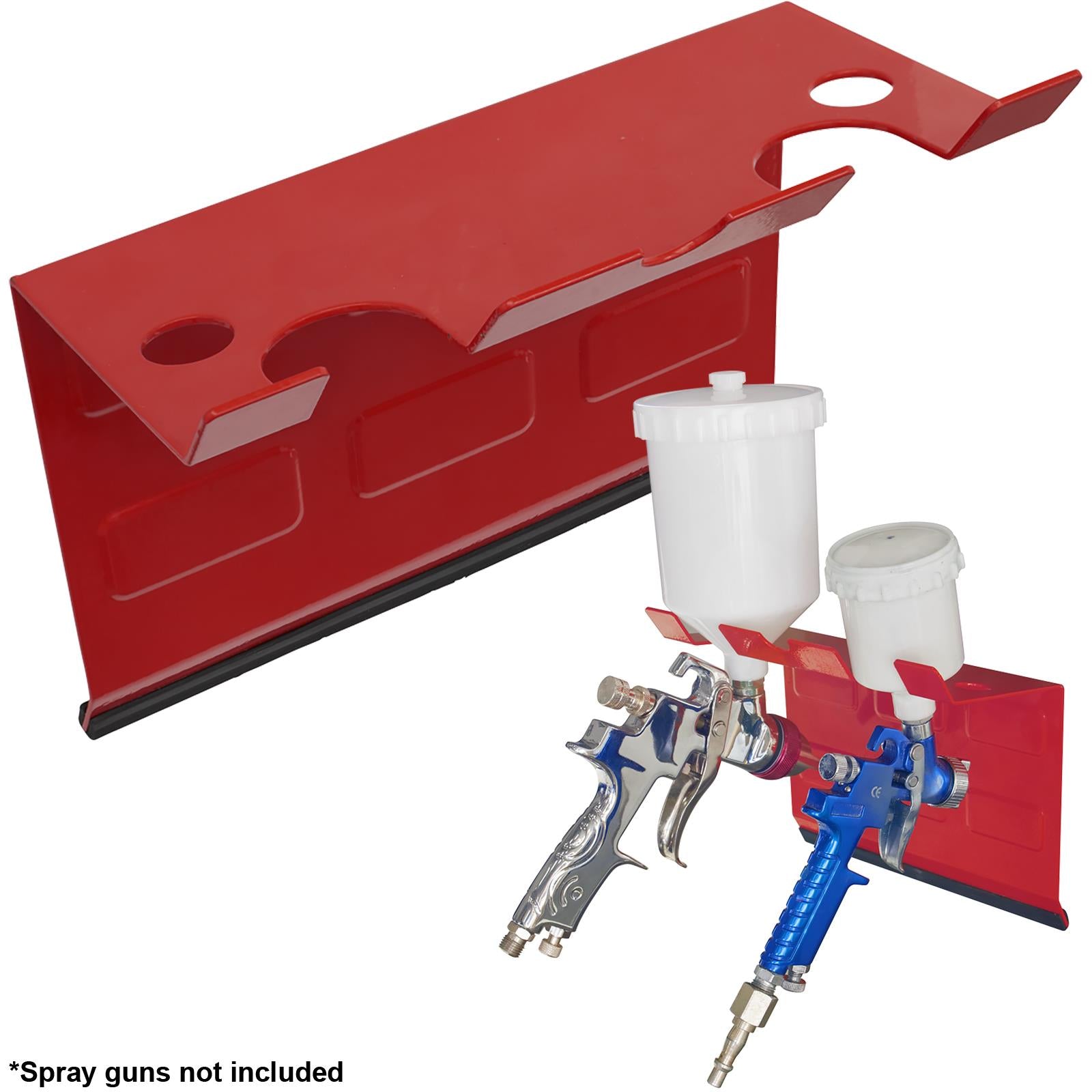 Sealey Magnetic Spray Gun Holder 2 Gun Heavy Duty Bracket