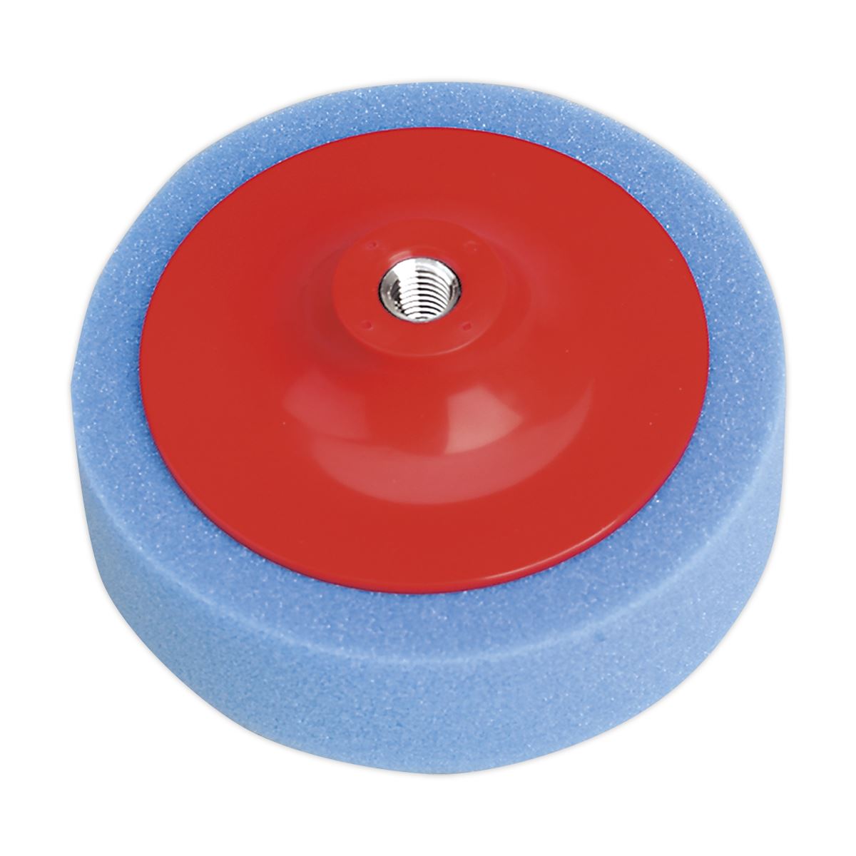 Sealey Buffing & Polishing Foam Head Ø150 x 50mm M14 x 2mm Blue/Medium