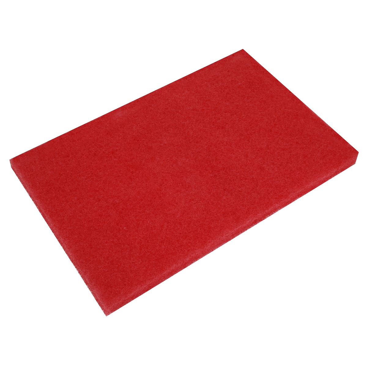 Worksafe by Sealey Red Buffing Pads 12 x 18 x 1" - Pack of 5