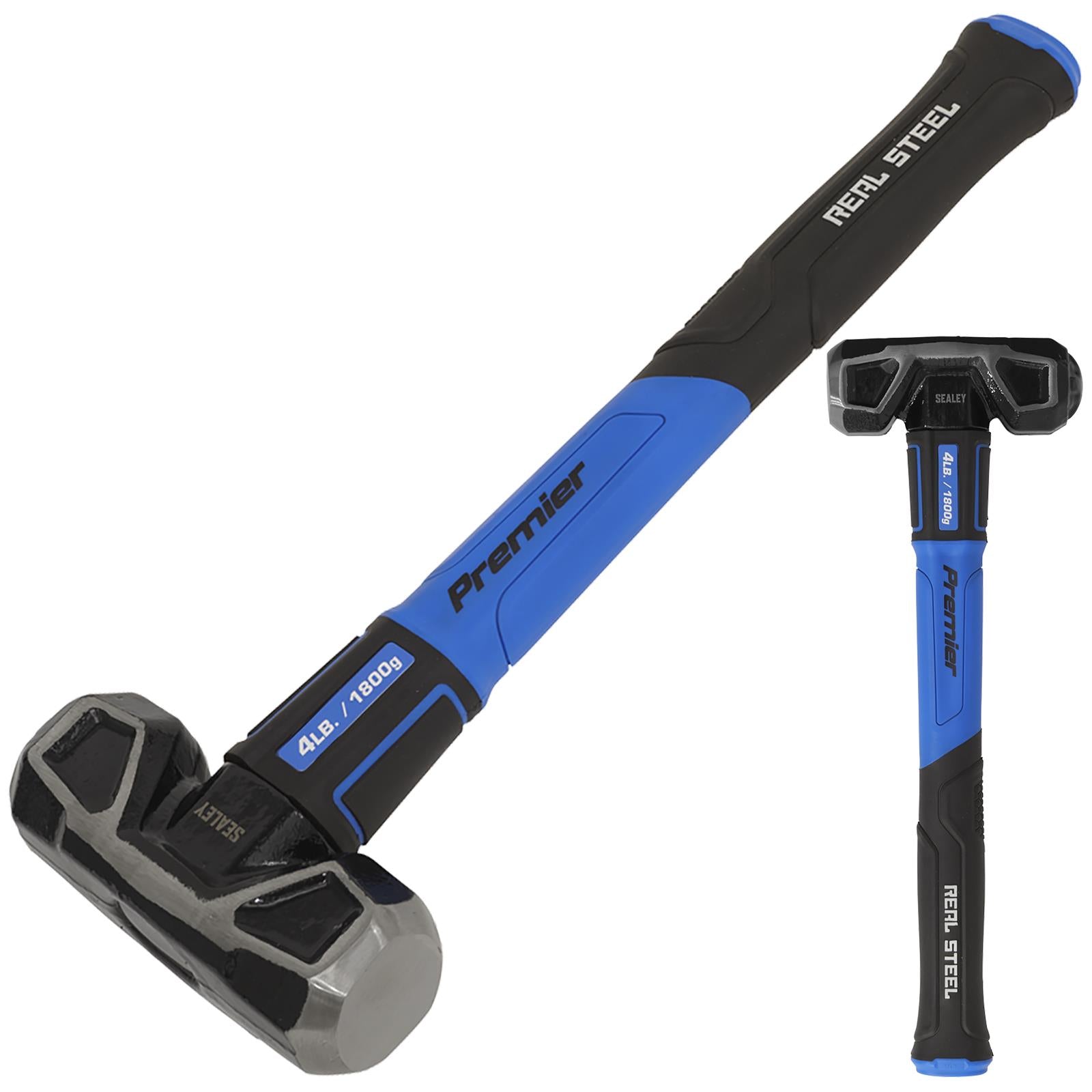 Sealey Sledge Hammer Graphite 4lb Short Handle Premier