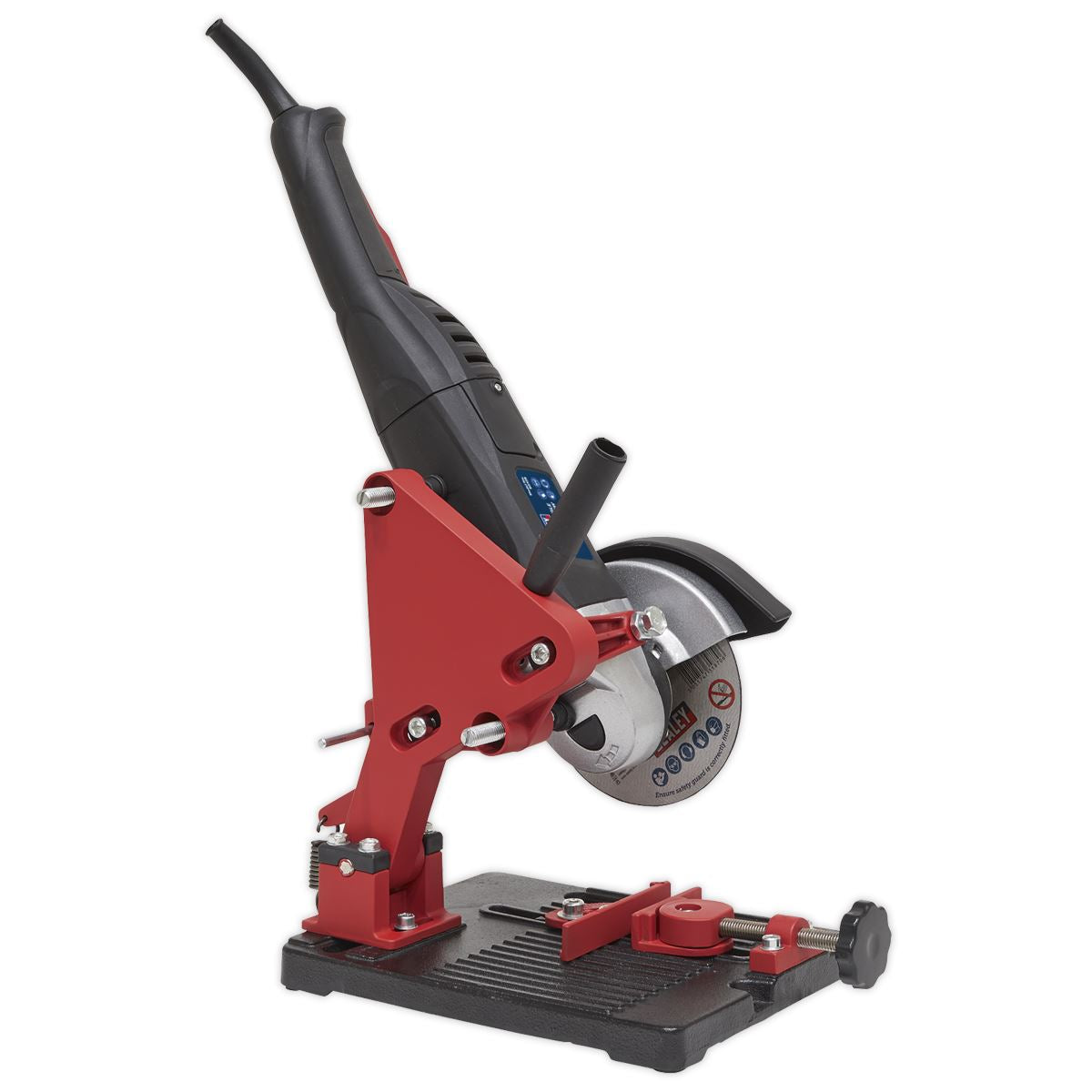 Sealey Angle Grinder Stand With Cast Iron Base Vertical Cutter 100mm 115mm 125mm