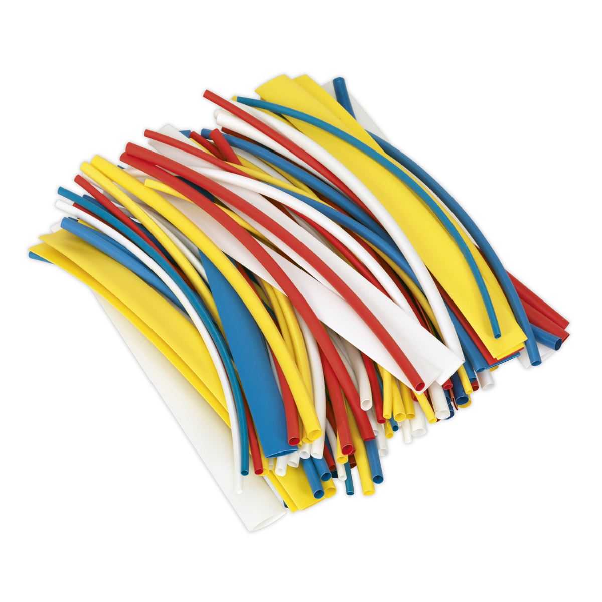 Sealey 200mm Heat Shrink Tubing Mixed Colours - Pack of 100