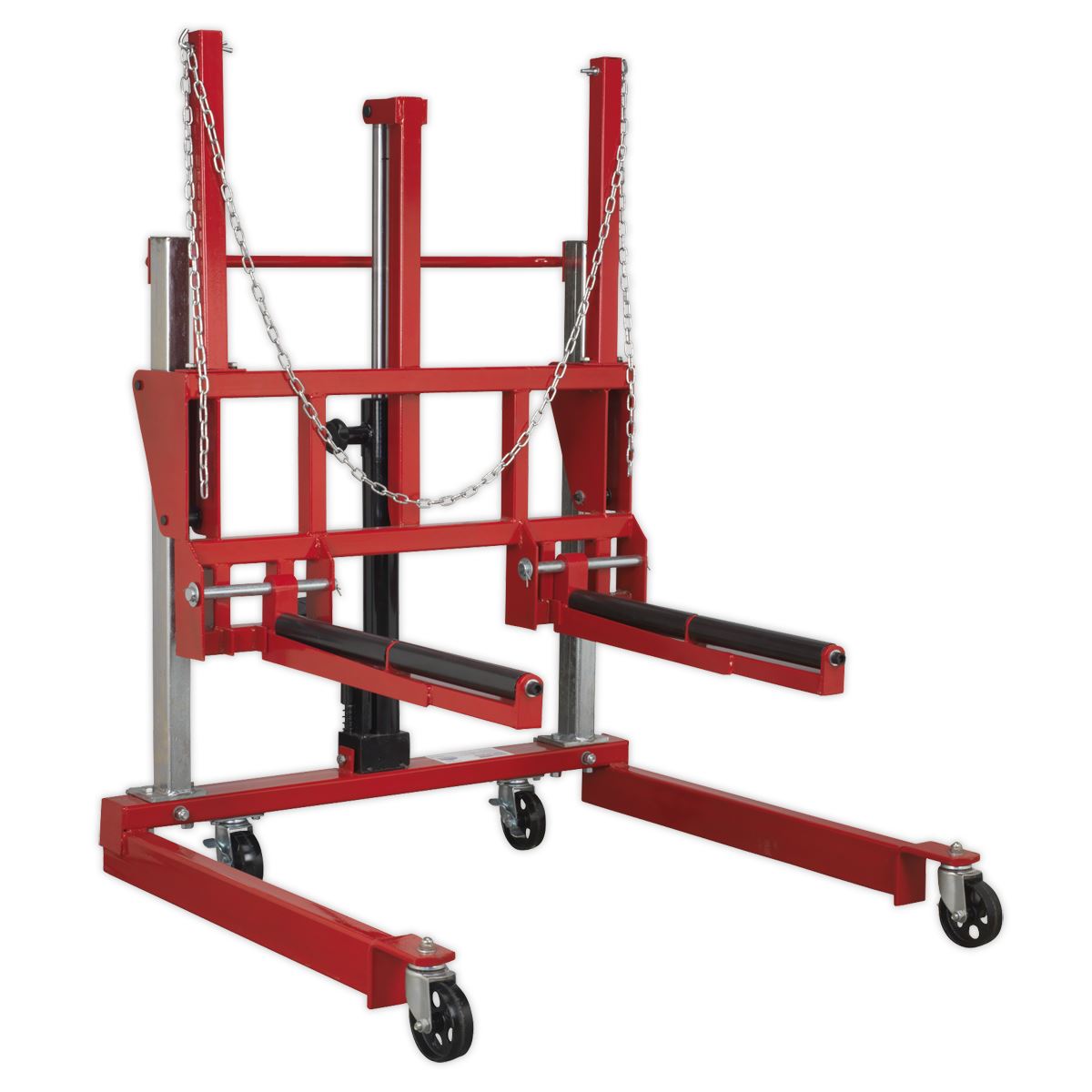 Sealey Wheel Removal Trolley with Adjustable Width 500kg