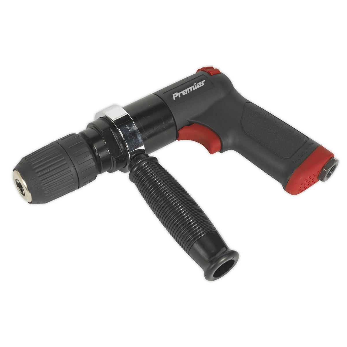 Sealey Premier Air Drill Ø13mm with Keyless Chuck Composite Reversible - Premier