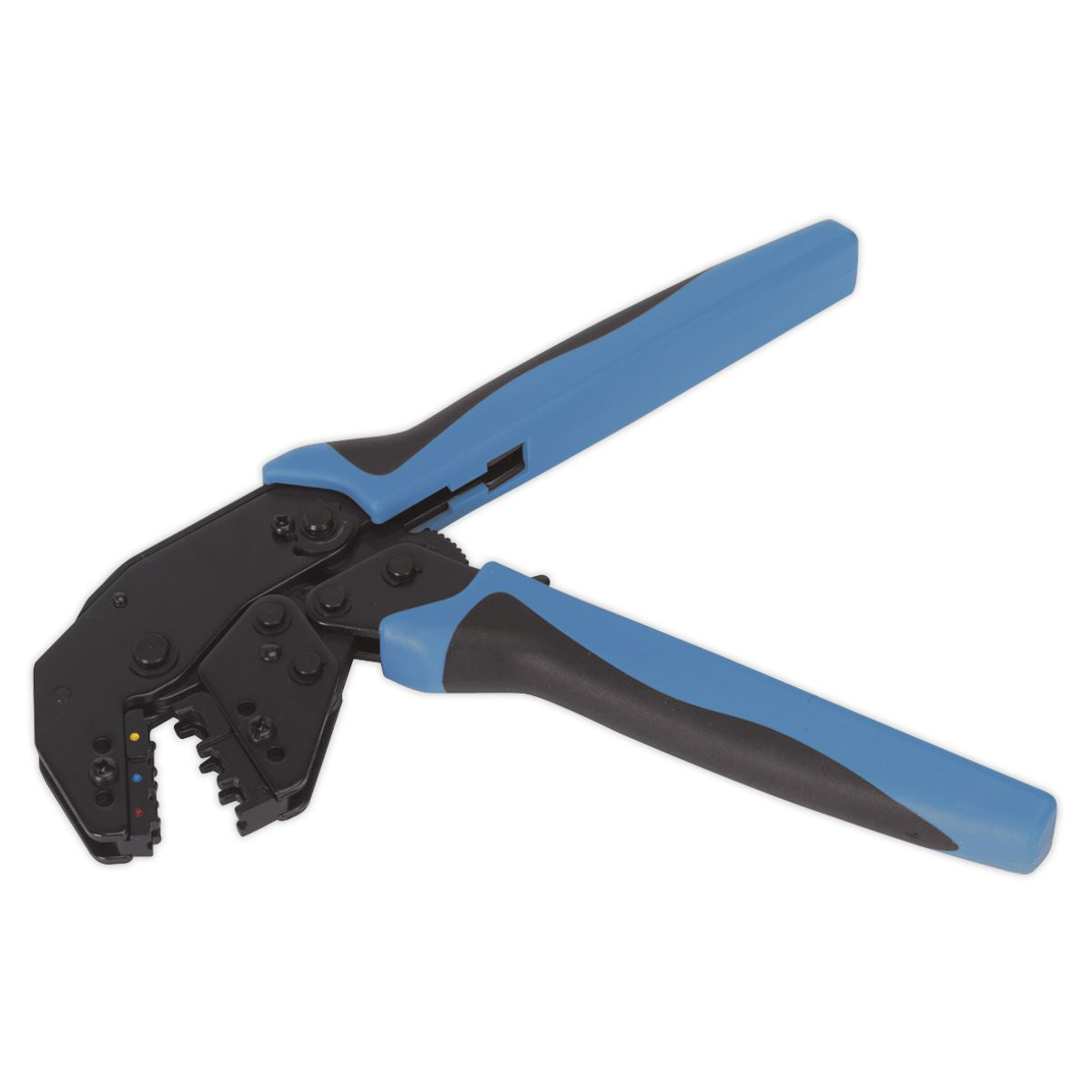 Sealey Ratchet Crimping Tool Angled Head Insulated Terminals