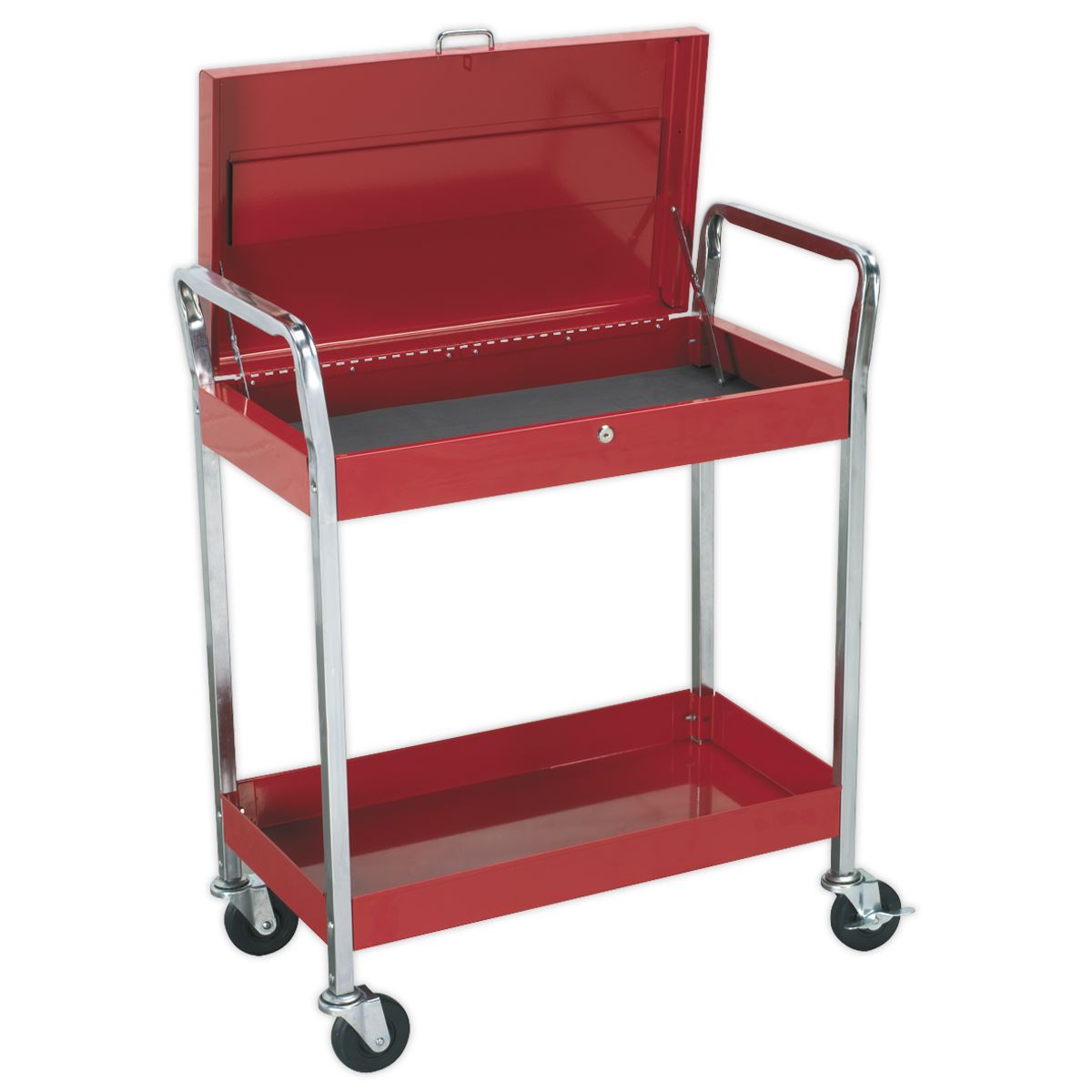 Sealey Superline Pro Trolley 2-Level Heavy-Duty with Lockable Top