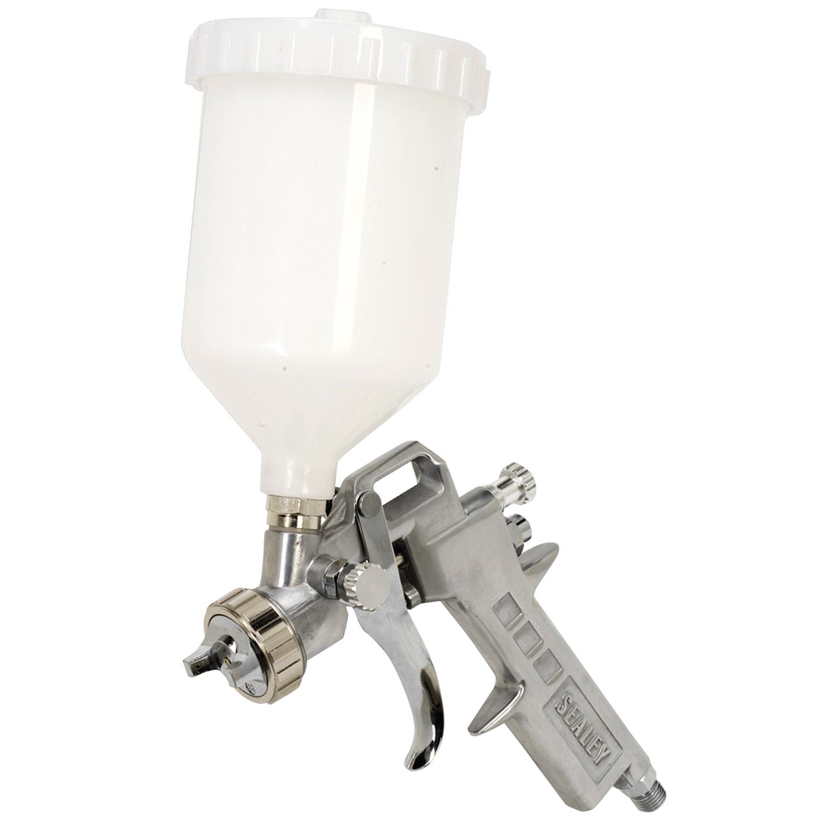 Sealey Gravity Feed Spray Gun with 1.8mm Set Up Adjustable Paint Flow